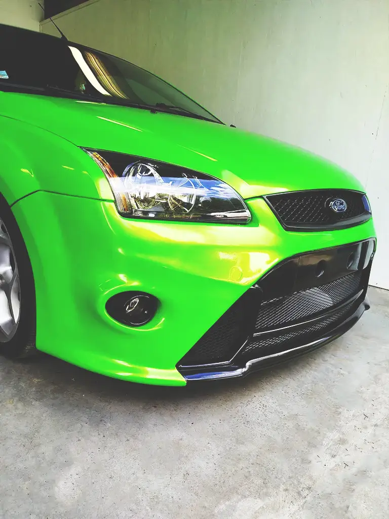 impression marquage adhésif Peugeot covering vert Thourotte